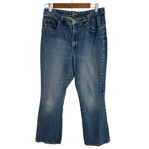 Chico's Women's 2S‎ US12 Classic Stretch Denim Jeans Western Cowgirl Bootcut